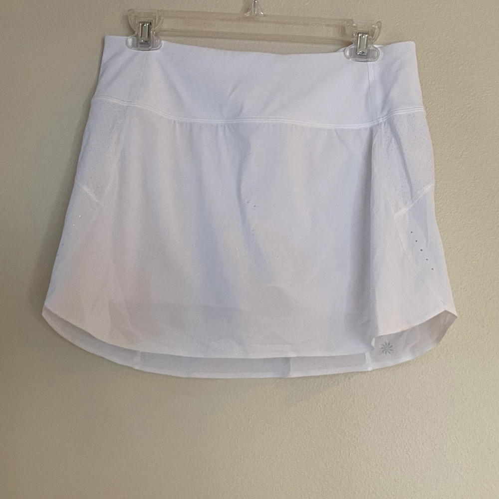 Athleta | White Run With It 14"" Skort | Women's M